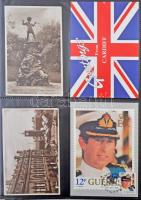 Nagybritannia 240 db nagyrészt modern képeslap egy kevés régivel jó állapotú 260 férőhelyes gyűrűs k...