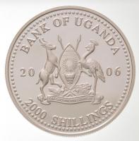 Uganda 2006. 2000Sh Ag "A labdarúgás halhatatlanjainak csarnoka - Oroszország 1960-as évek / Le...
