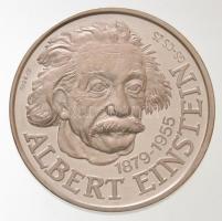 Csóka Zsuzsa (1962-) 1995. Albert Einstein jelzett Ag emlékérem (46,47g/0.640/42,5mm) T:1(PP)