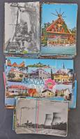359 db modern külföldi városképes lap, közte 9 db nagy alakú lap / 359 modern Worldwide town-view postcards, among them 9 big-sized cards