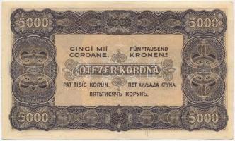 1923. 5000K "Magyar Pénzjegynyomda Rt. Budapest" T:II-,III fo