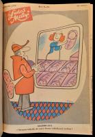 1982 A Ludas Matyi c. szatirikus hetilap 1982-es, XXXVIII. évfolyamának számai egybekötve. Teljes év...