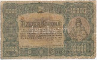 1923. 10.000K Magyar Pénzjegynyomda Rt. Budapest T:IV