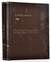 1983 A Ludas Matyi c. szatirikus hetilap 1983-es, XXXIX. évfolyamának számai egybekötve. Teljes évfo...