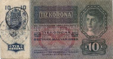 1913-16. 1K (2klf), 10K, 20K klf hamis bélyegzőkkel T:II,III
