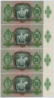 1936. 10P (7x) sorszámkövetők T:I