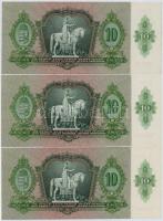 1936. 10P (7x) sorszámkövetők T:I