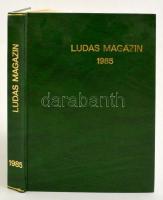 1985 Ludas Magazin teljes évfolyam egybekötve. 12 szám. Korabeli egészvászon kötésben, hibátlan állapotban.