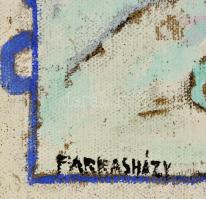 Farkasházy jelzéssel: Asztali csendélet. Olaj, vászon, 50×70 cm