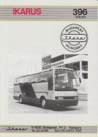 cca 1985 Ikarus buszok és járművek képes modellismertetői. 4 db 4p