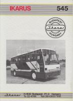 cca 1985 Ikarus buszok és járművek képes modellismertetői. 4 db 4p