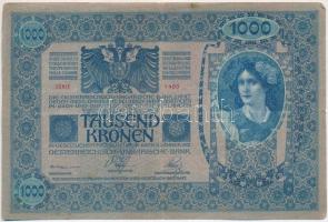 1902. 1000K + 1913. 20K + 1917. 2K mindhárom hamis  "Temes Vármegye Vinga Község" felülbél...