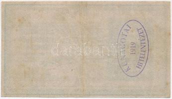 1918. 25K "3121" 3mm, hullámos hátlap, hátoldalán hamis "Kunágotai Hitelintézet 1919&...