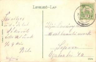 Léka, Lockenhaus; vár. Leitner I. kiadása / castle (EK)