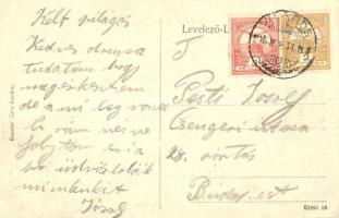 Világos, Siria; Országút, várrom. Beamter Ödön kiadása / street view, castle ruins (EK)