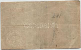 1918. 200K "sima" hamis(?) szárazbélyegzővel + ellenbélyegzővel T:III