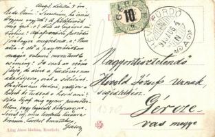 Hévíz, Deák villa. Láng János kiadása (EK)