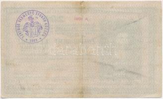 1918. 200K "A 2099" hullámos hátlap, hátoldalán hamis "Szatmár Vármegye Tyukod Község...