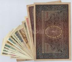 Lengyelország 1919-1994. 17db-os bankjegy tétel, mind klf. T:I-III-
Poland 1919-1994. 17pcs of bank...