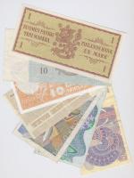 Vegyes: svéd, finn, dán és norvég bankjegy tétel (7xklf) T:I-III
Mixed: Swedis, Finnish, Danish and...