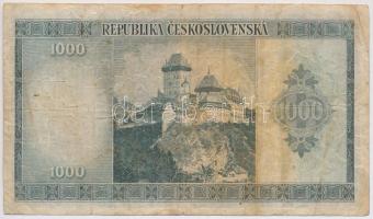 Csehszlovákia 1945. 1000K T:III 
Czechoslovakia 1945. 1000 Korun C:F
