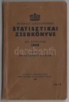 1929 Budapest Székesfőváros Statisztikai Zsebkönyve, XIV. évf. 1929, Szerk.: Dr. Illyefalvi I. Lajos. Bp., 1929, Budapest Székesfőváros Statisztikai Hivatala, 169+1 p. Kiadói nyl-kötésben