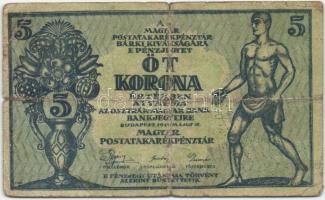 1919. 5K  "Osztrák-Magyar Bank..." T:III/IV