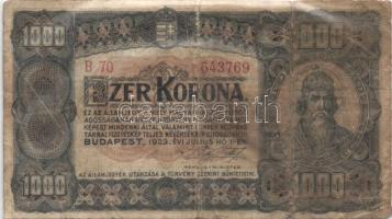 1923. 1000K T:III/IV  + 1920 1K T:III  +1920. 2K T:II+