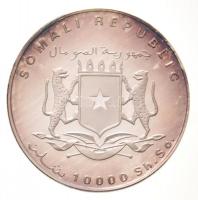 Szomália 1998. 10.000Sh Ag "Struccok" T:PP patina
Somalia 1998. 10.000 Shillings Ag "...