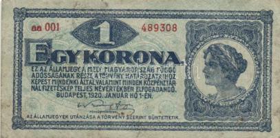 1923. 1000K T:III/IV  + 1920 1K T:III  +1920. 2K T:II+