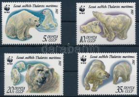 WWF: Jegesmedvék sor  + 4 FDC WWF: polar bears set + 4 FDC