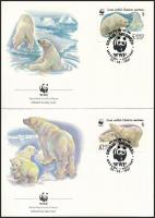 1987 WWF: Jegesmedvék sor Mi 5694-5697 + 4 FDC