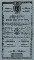 Ausztria 1806. Wiener Stadt Banko Zettel Formulare 5G T:I