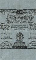 Ausztria 1806. Wiener Stadt Banko Zettel Formulare 10G/500G T:I