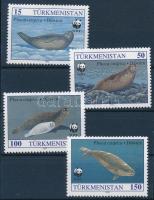 WWF: seals + 4 FDC WWF: Fókák + 4 db FDC