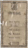 Ausztria 1806. Wiener Stadt Banko Zettel 5G T:III/IV+