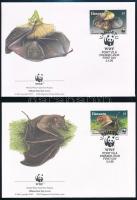 WWF: Denevér sor + 4 db FDC WWF: Bat set + 4 FDC