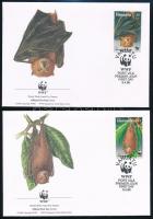 WWF: Denevér sor + 4 db FDC WWF: Bat set + 4 FDC