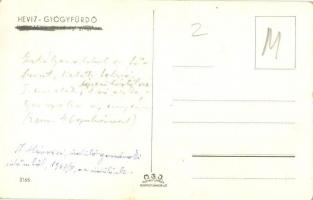 Hévíz, Horthy Miklós csendőrségi gyógyház, üdülő (EK)