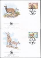 WWF Kanadai vadjuh sor 4 FDC-n WWF Canadian wild duck set 4 FDC