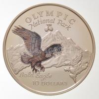 Cook-szigetek 1996. 10$ Ag "Fehérfejű rétisas" multicolor T:PP fo.
Cook Islands 1996. 10 ...