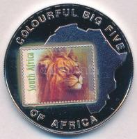 Uganda 2001. 1000Sh Cu-Ni Oroszlán multicolor T:PP Uganda 2001. 1000 Shillings Cu-Ni Lion multicolor C:PP  Krause KM#78