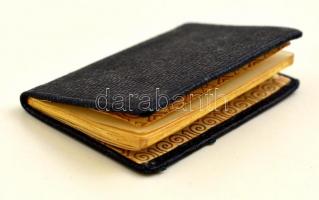 1936 Tárcanaptár bőr kötésben, aranyozott lapszélekkel