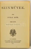 Jókai Mór: Színművek. I-III. kötet. Regény. Bp., 1913, Franklin-Társulat. Hatodik kiadás. Kiadói ara...