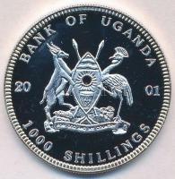 Uganda 2001. 1000Sh Cu-Ni "Leopárd" multicolor T:PP fo.
Uganda 2001. 1000 Shillings Cu-Ni...
