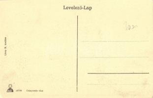 Csobánc, Vár, szőlőültetvény; Lőwy B. kiadása