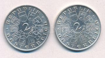 Ausztria 1928. 2Sch Ag "100 éve halt meg Schubert" (2x) T:2 patina
Austria 1928. 2 Schill...