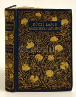 Dóczi Lajos: Beszélyek és vázlatok. Dóczi Lajos munkái V. kötet. Bp., én., Lampel R. (Wodianer F. és Fiai.), Hornyánszky Viktor-ny. Kiadói aranyozott, festett, illusztrált egészvászon-kötés, Gottermayer-kötés, aranyozott lapélekkel, kissé kopott gerinccel és borítóval.