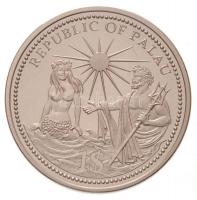 Palau 1994. 1$ Cu-Ni "Függetlenség - Neptun és sellő" multicolor T:PP
Palau 1994. 1 Dolla...