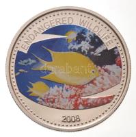 Palau 2008. 1$ Cu-Ni "Veszélyeztetett vadvilág - Sárga korallsügér" multicolor T:PP Palau 2008. 1 Dollar Cu-Ni "Endangered Wildlife - Yellow Damsel" multicolor C:PP